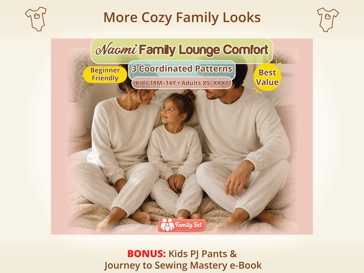 Snuggle Squad Lounge Set PDF Kids' Sewing Pattern