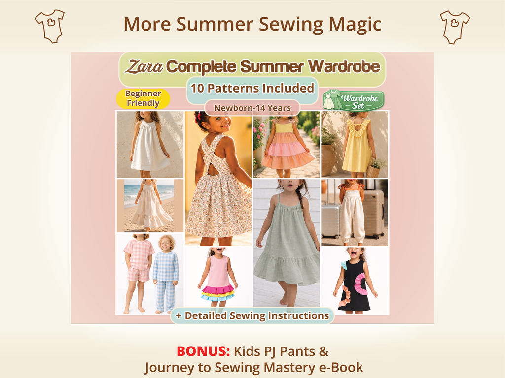 Lara Halter Sundress PDF Kids' Sewing Pattern