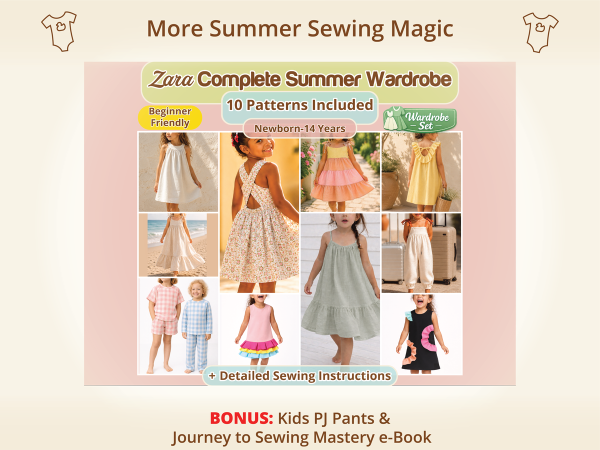 Lara Halter Sundress PDF Kids' Sewing Pattern